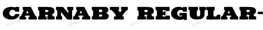 Carnaby Regular字体转换